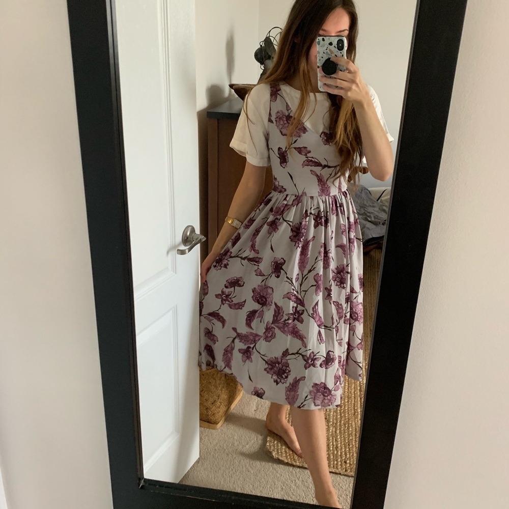 Sleeveless BB Dakota Fit-N-Flare Midi Dress